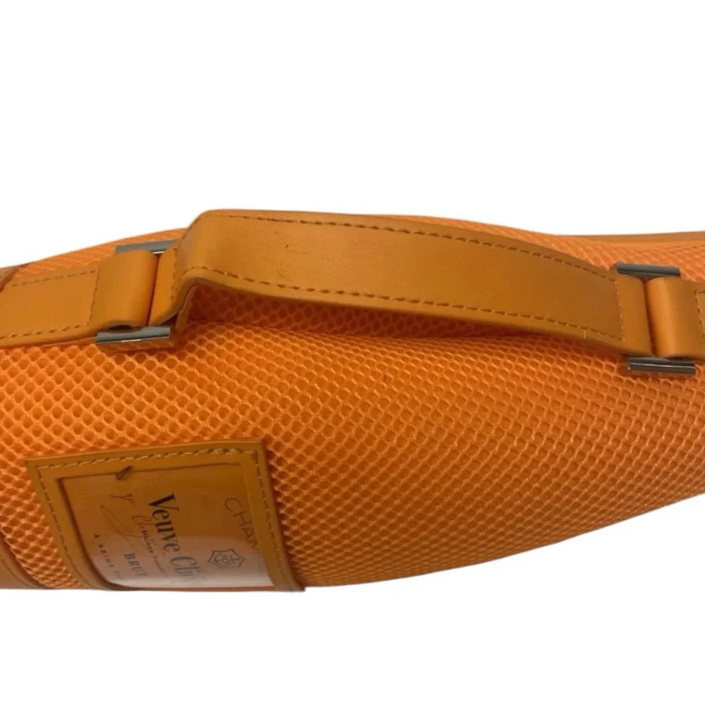 Veuve Clicquot Champagne Ice Jacket Bottle Holder Carrier Coozie Orange/Gold